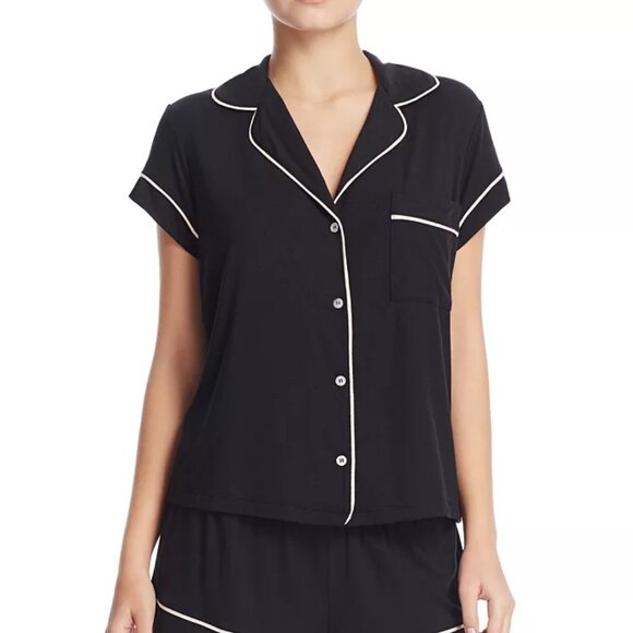 Eberjey Gisele Shortie Short Sleeve Pajama TOP ONLY - Picture 1 of 1